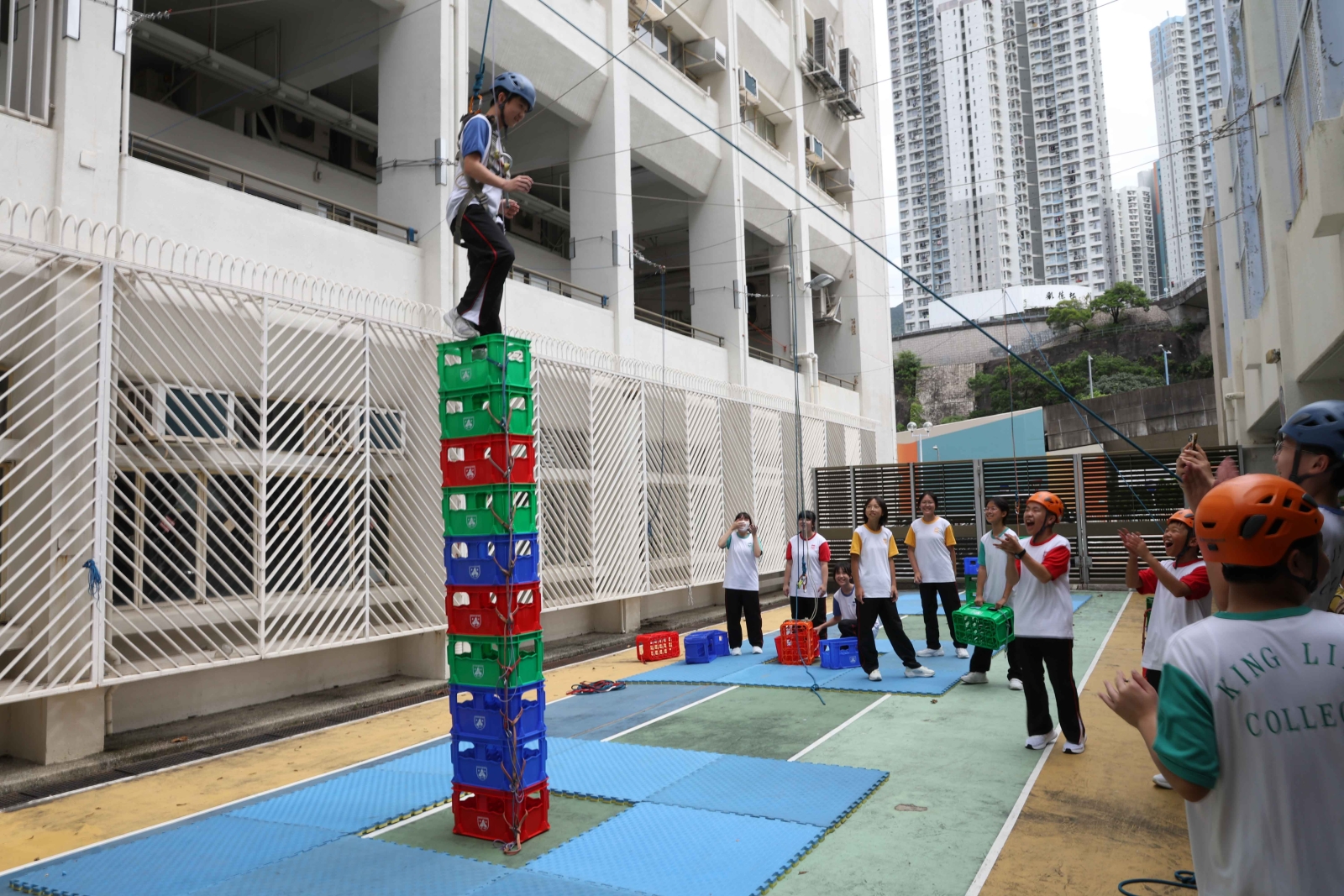 Building Science Math S1 team building activity | 景嶺書院